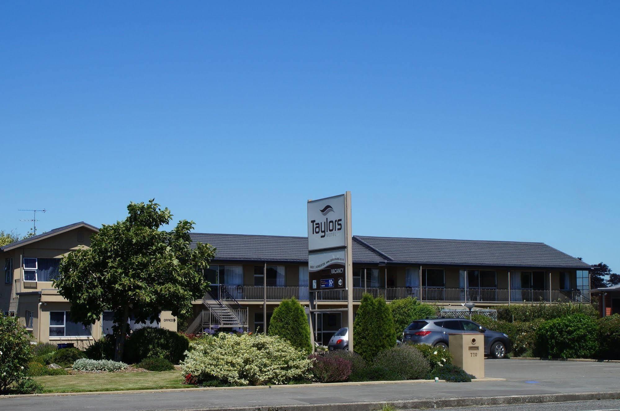 Taylors Motel Ashburton Exterior foto
